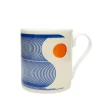 Keith Brymer Jones Frances Collett - Medium Ceramic Mug 275ml - Surf's Up^ Frances Collett | Mugs & Cups