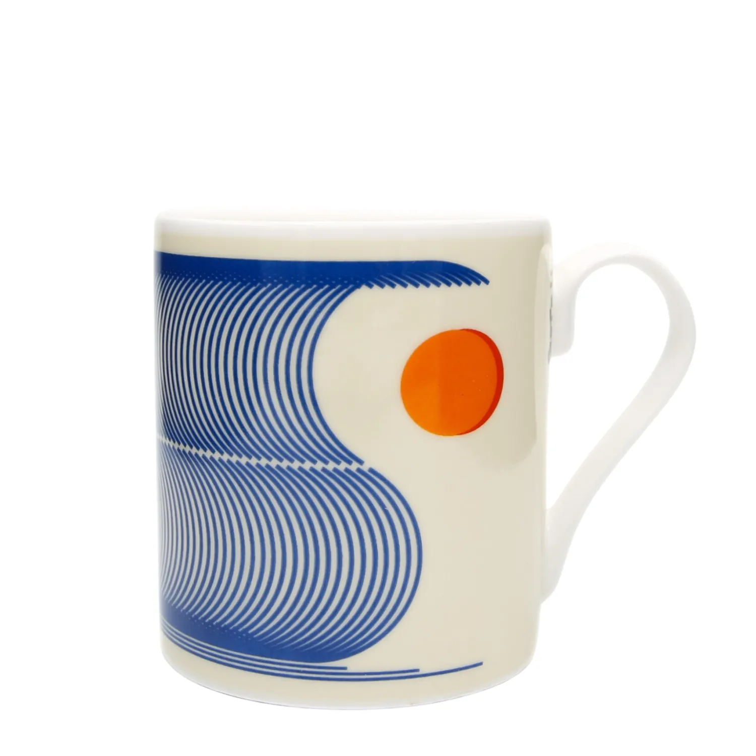 Keith Brymer Jones Frances Collett - Medium Ceramic Mug 275ml - Surf's Up^ Frances Collett | Mugs & Cups