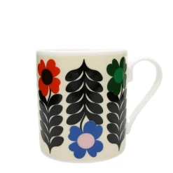 Keith Brymer Jones Frances Collett - Medium Ceramic Mug 275ml - Flower - Latte^ Frances Collett | Mugs & Cups