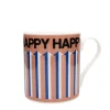 Keith Brymer Jones Frances Collett - Medium Ceramic Mug 275ml - Happy Pink^ Frances Collett | Mugs & Cups