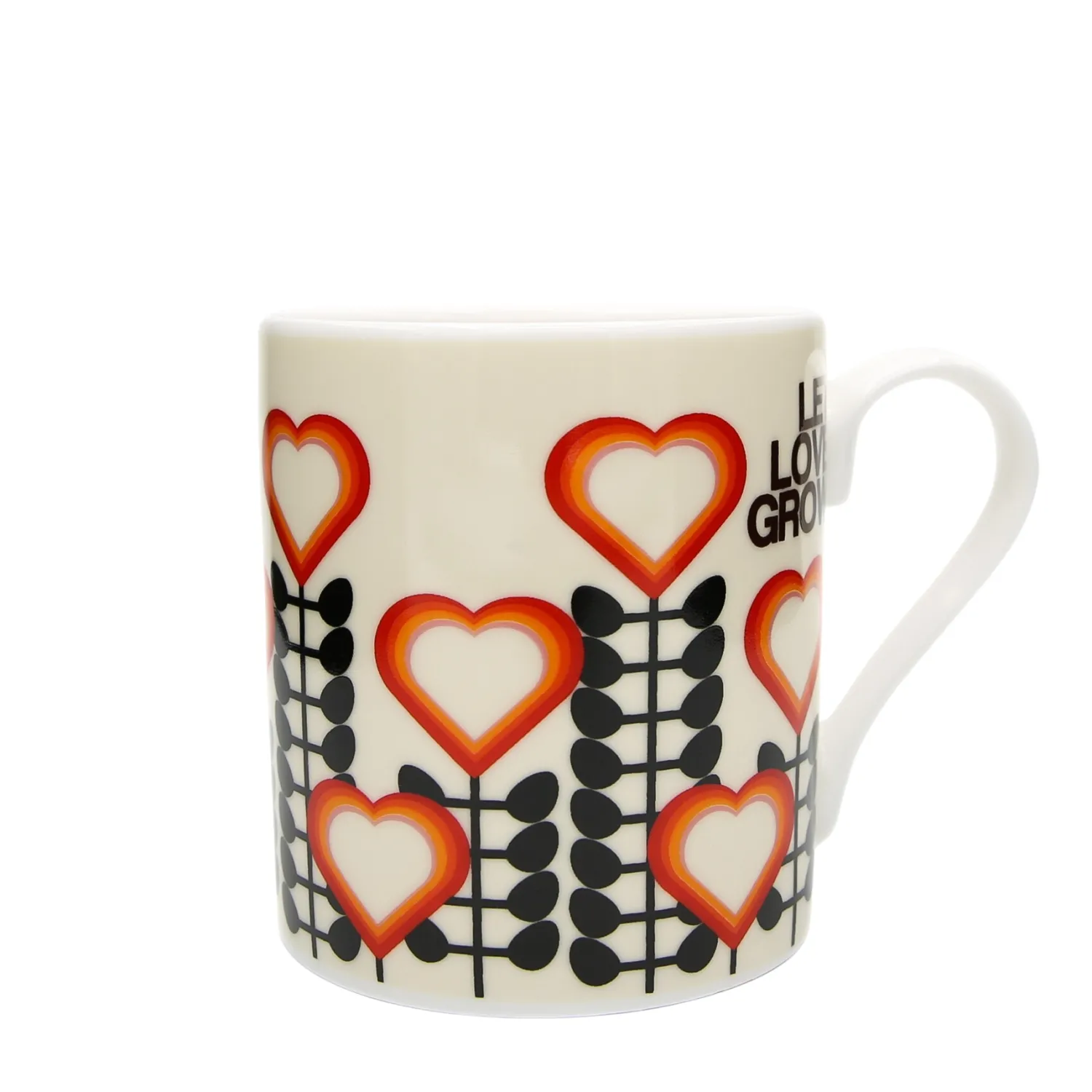 Keith Brymer Jones Frances Collett - Medium Ceramic Mug 275ml - Let Love Grow^ Frances Collett | Mugs & Cups