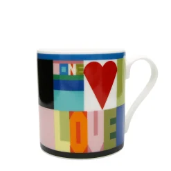 Keith Brymer Jones Frances Collett - Medium Ceramic Mug 275ml - One Love^ Frances Collett | Mugs & Cups