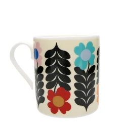Keith Brymer Jones Frances Collett - Medium Ceramic Mug 275ml - Flower - Latte^ Frances Collett | Mugs & Cups