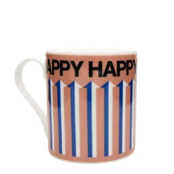Keith Brymer Jones Frances Collett - Medium Ceramic Mug 275ml - Happy Pink^ Frances Collett | Mugs & Cups