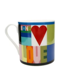 Keith Brymer Jones Frances Collett - Medium Ceramic Mug 275ml - One Love^ Frances Collett | Mugs & Cups