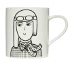 Keith Brymer Jones Jane Foster - Ceramic Mug - Amelia Earhart - 360ml^ Jane Foster | Mugs & Cups