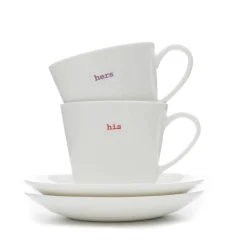 Keith Brymer Jones - Espresso Cup Pair - his & hers - 100ml^ Keith Brymer Jones | Mugs & Cups