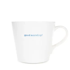 Keith Brymer Jones - Large Mug - good morning! (blue) - 500ml^ Keith Brymer Jones | Mugs & Cups
