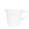 Keith Brymer Jones - Large Mug - good morning! (orange) - 500ml^ Keith Brymer Jones | Mugs & Cups