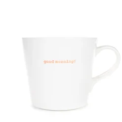 Keith Brymer Jones - Large Mug - good morning! (orange) - 500ml^ Keith Brymer Jones | Mugs & Cups