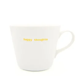 Keith Brymer Jones - Medium Mug - happy thoughts - 350ml^ Keith Brymer Jones | Mugs & Cups