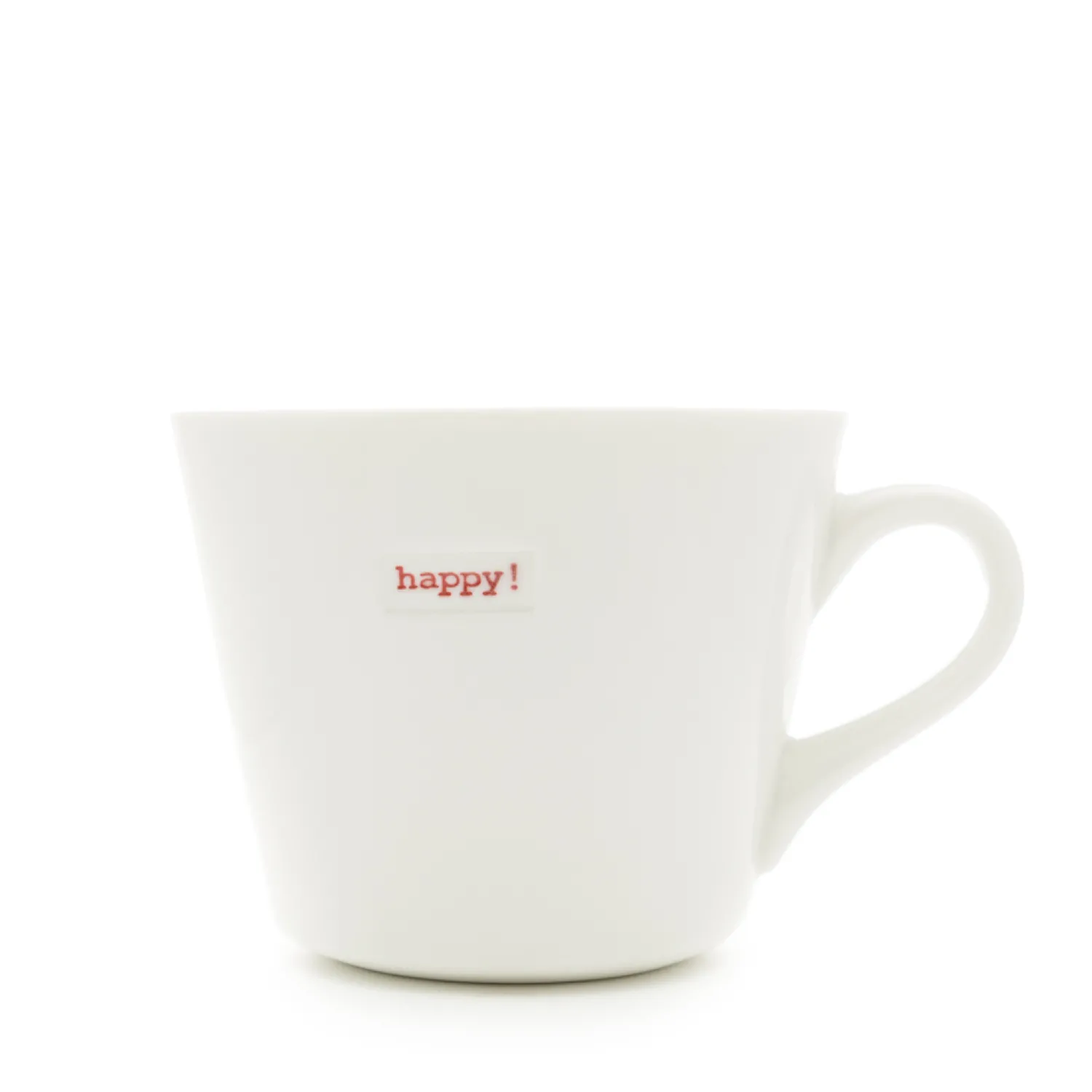 Keith Brymer Jones - Medium Mug - happy! (red) - 350ml^ Keith Brymer Jones | Mugs & Cups