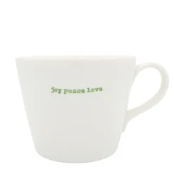 Keith Brymer Jones - Medium Mug - joy peace love - 350ml^ Keith Brymer Jones | Mugs & Cups