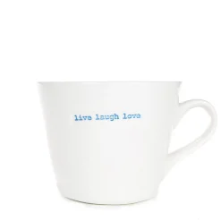 Keith Brymer Jones - Medium Mug - live laugh love - 350ml^ Keith Brymer Jones | Mugs & Cups