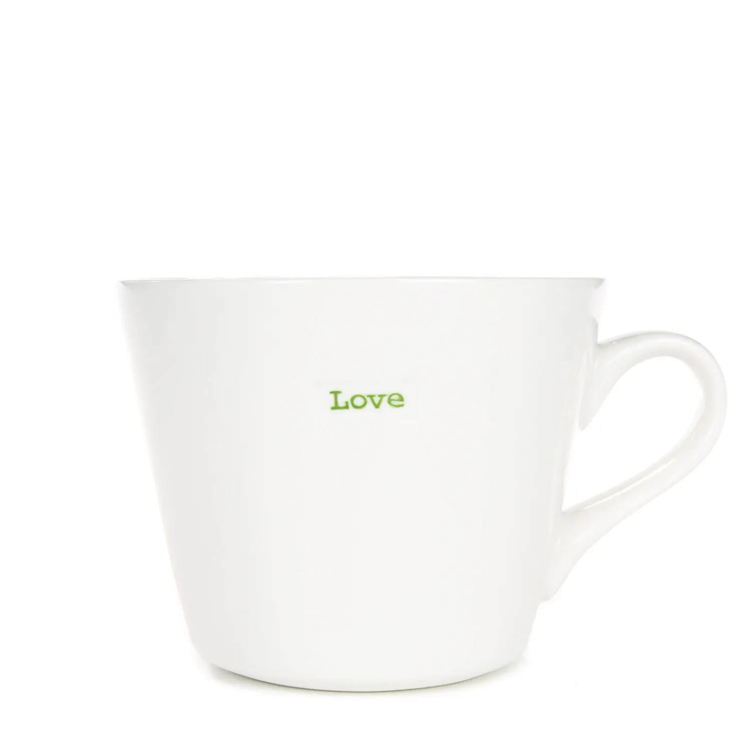 Keith Brymer Jones - Medium Mug - Love (green) - 350ml^ Keith Brymer Jones | Mugs & Cups