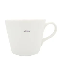 Keith Brymer Jones - Medium Mug - wifey - 350ml^ Keith Brymer Jones | Mugs & Cups