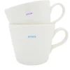 Keith Brymer Jones - Medium Mug Pair - yours & mine - 350ml^ Keith Brymer Jones | Mugs & Cups
