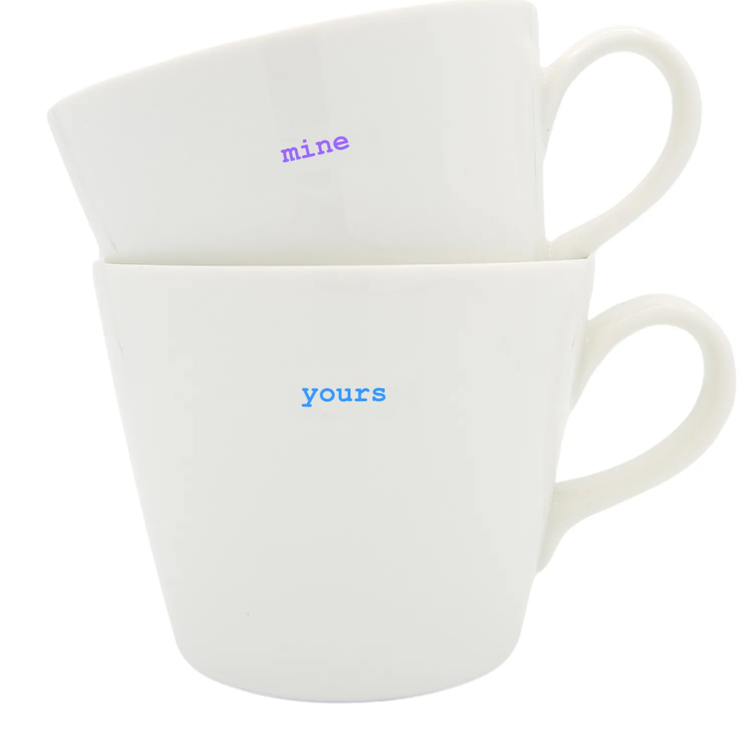 Keith Brymer Jones - Medium Mug Pair - yours & mine - 350ml^ Keith Brymer Jones | Mugs & Cups