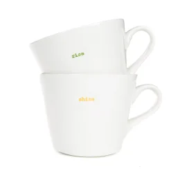Keith Brymer Jones - Medium Mug Pair - rise & shine - 350ml^ Keith Brymer Jones | Mugs & Cups