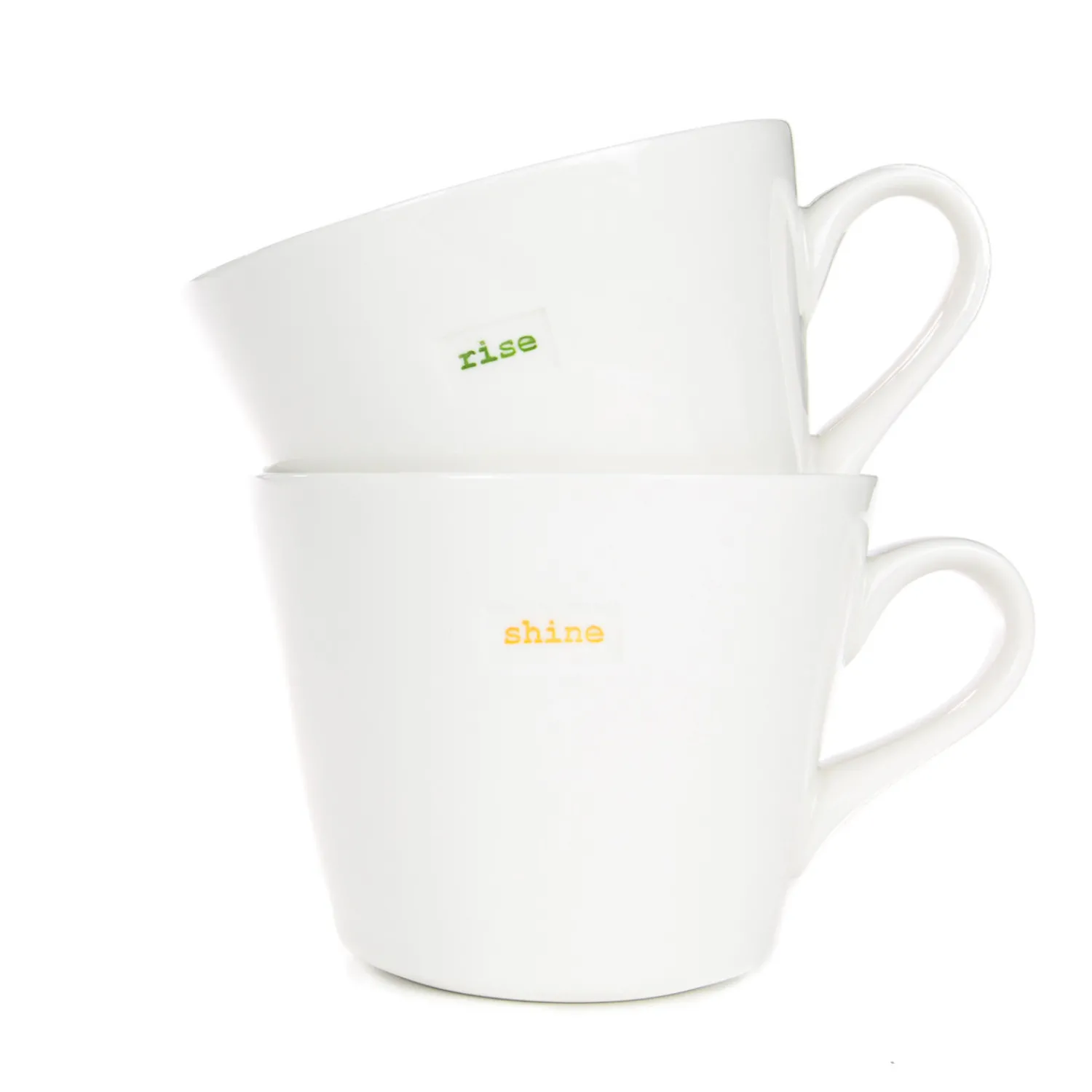 Keith Brymer Jones - Medium Mug Pair - rise & shine - 350ml^ Keith Brymer Jones | Mugs & Cups