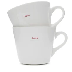 Keith Brymer Jones - Medium Mug Pair - Love & Love - 350ml^ Keith Brymer Jones | Mugs & Cups