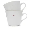 Keith Brymer Jones - Medium Mug Pair - Mr & Mrs - 350ml^ Keith Brymer Jones | Mugs & Cups