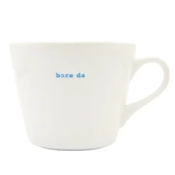 Keith Brymer Jones - Medium Mug - bore da (Welsh) - 350ml^ Keith Brymer Jones | Mugs & Cups