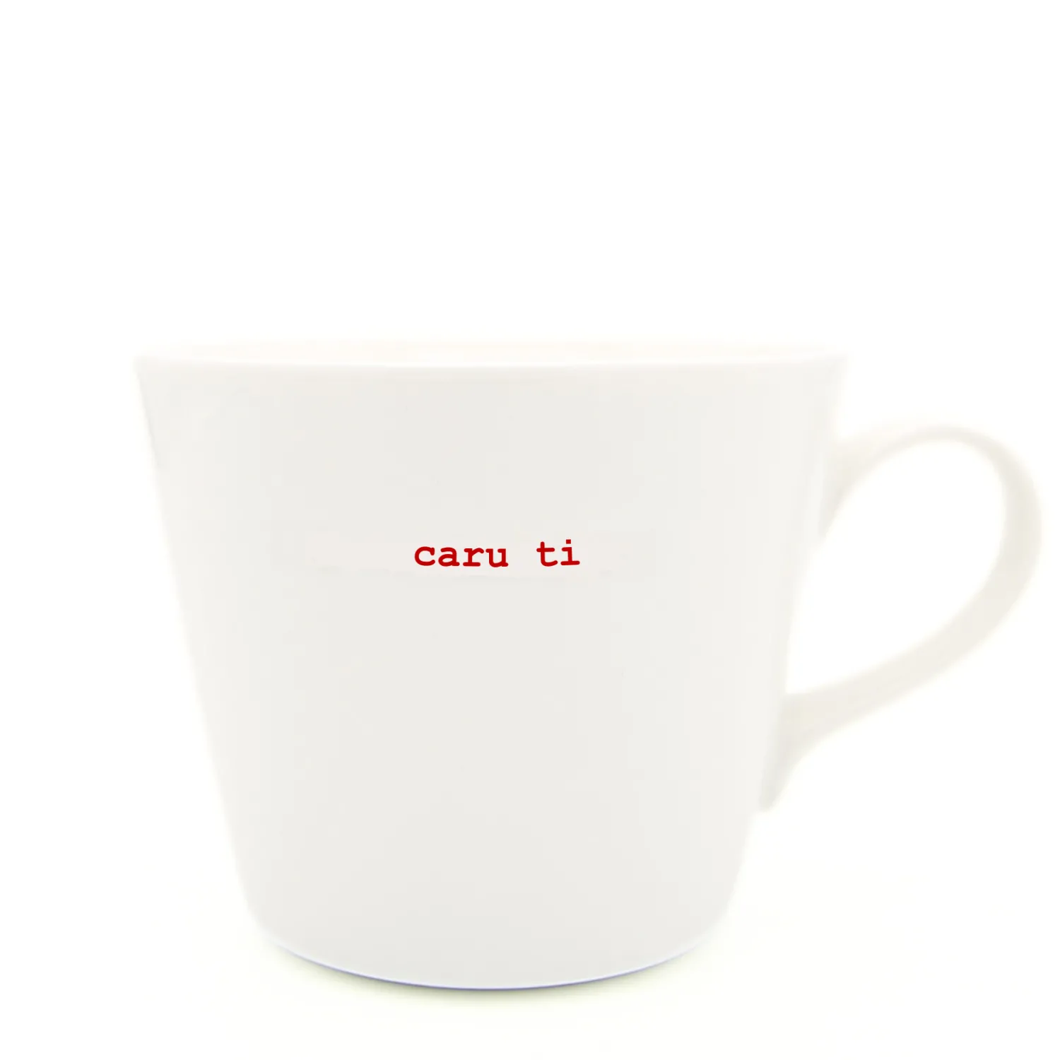 Keith Brymer Jones - Medium Mug - caru ti (Welsh) - 350ml^ Keith Brymer Jones | Mugs & Cups