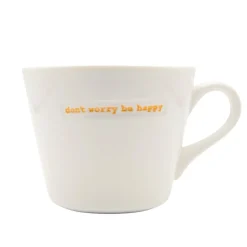 Keith Brymer Jones - Medium Mug - don't worry be happy - 350ml^ Keith Brymer Jones | Mugs & Cups