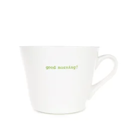 Keith Brymer Jones - Medium Mug - good morning! (green) - 350ml^ Keith Brymer Jones | Mugs & Cups