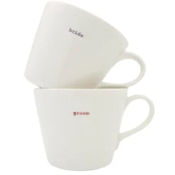 Keith Brymer Jones - Medium Mug Pair - bride & groom - 350ml^ Keith Brymer Jones | Mugs & Cups