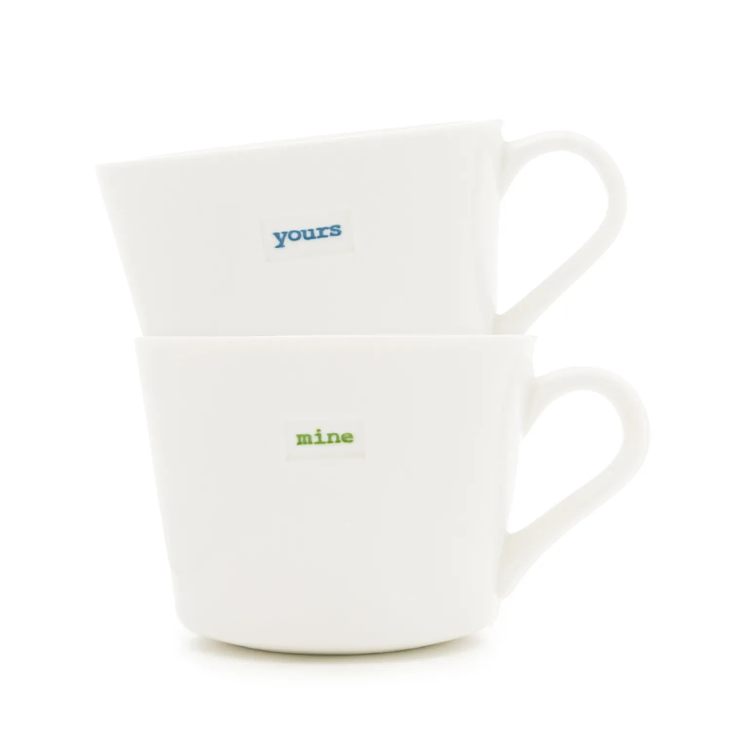 Keith Brymer Jones - Small Mug Pair - yours & mine - 280ml^ Keith Brymer Jones | Mugs & Cups