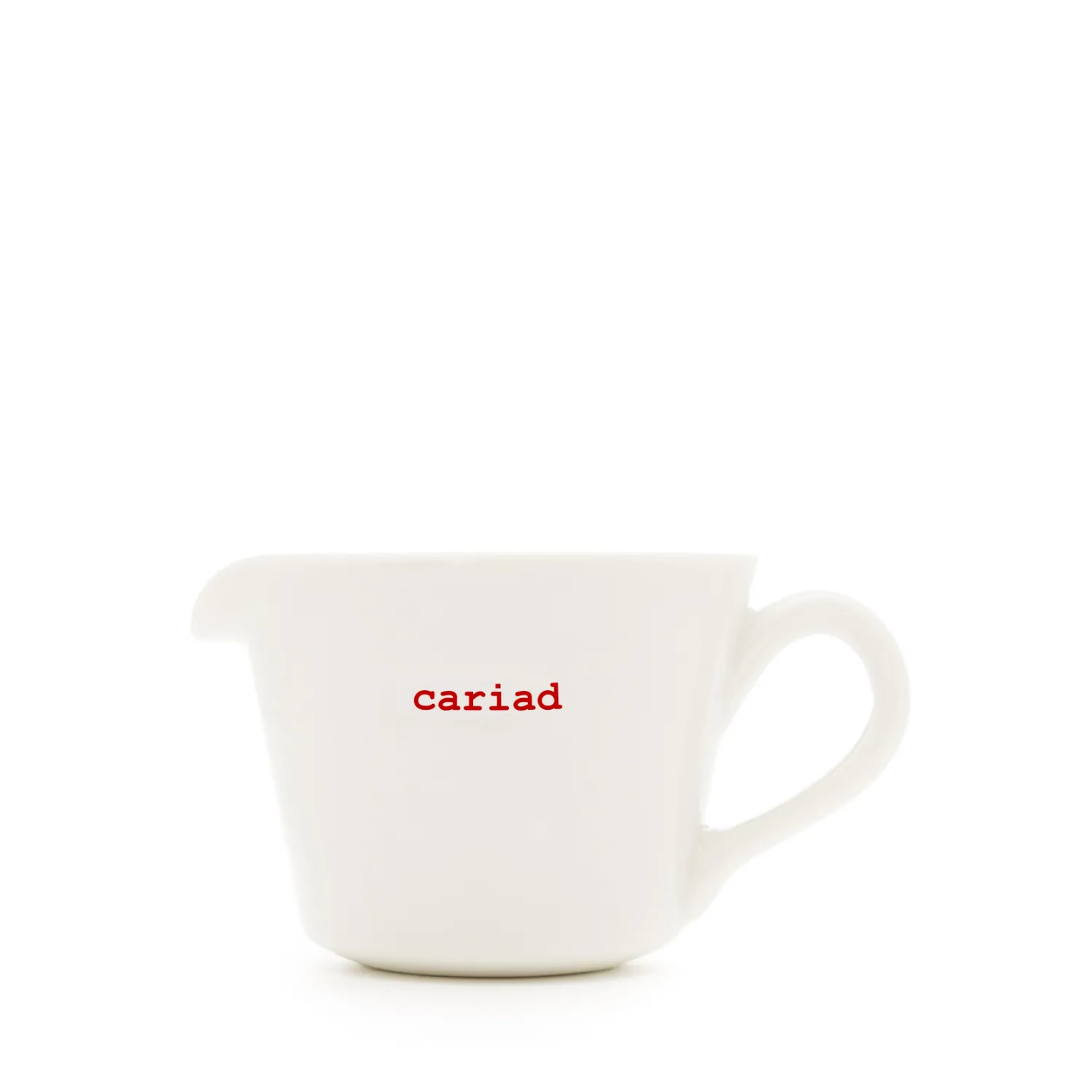 Keith Brymer Jones - Small Jug - cariad (Welsh) - 50ml^ Keith Brymer Jones | Serveware