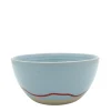 Keith Brymer Jones - Stoneware Bowl - Clear Sky & Red - 600ml^ Keith Brymer Jones | Plates & Bowls