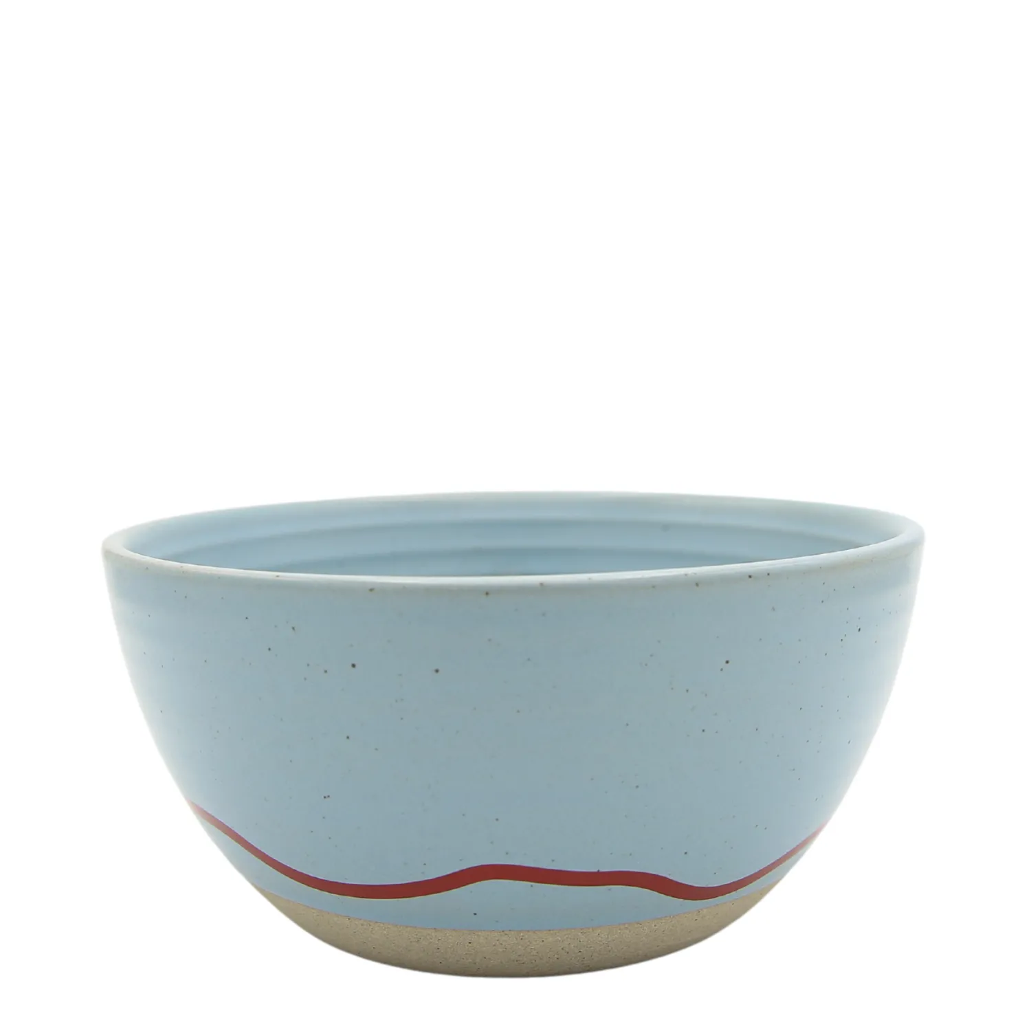 Keith Brymer Jones - Stoneware Bowl - Clear Sky & Red - 600ml^ Keith Brymer Jones | Plates & Bowls