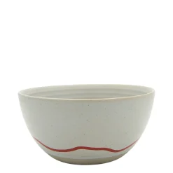 Keith Brymer Jones - Stoneware Bowl - Pebble & Red - 600ml^ Keith Brymer Jones | Plates & Bowls