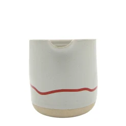 Keith Brymer Jones - Stoneware Jug - Pebble & Red - 400ml^ Keith Brymer Jones | Serveware
