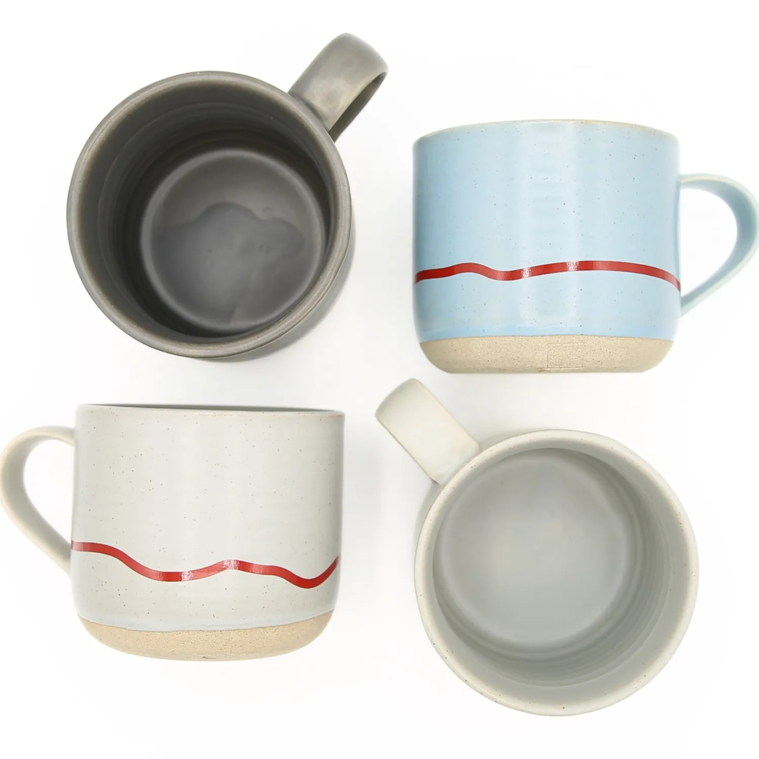 Keith Brymer Jones - Stoneware Mug - Clear Sky & Red - 350ml^ Keith Brymer Jones | Mugs & Cups