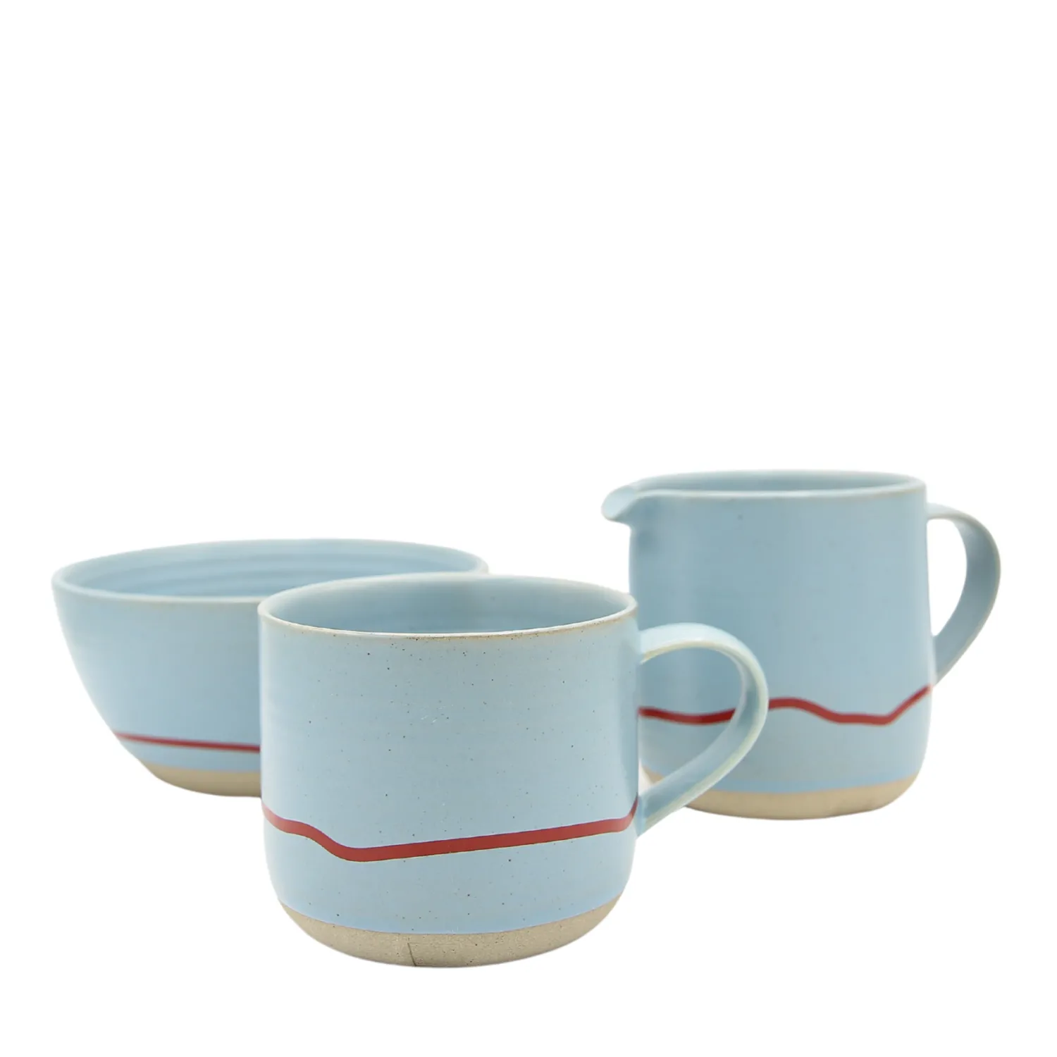 Keith Brymer Jones - Stoneware Mug - Clear Sky & Red - 350ml^ Keith Brymer Jones | Mugs & Cups