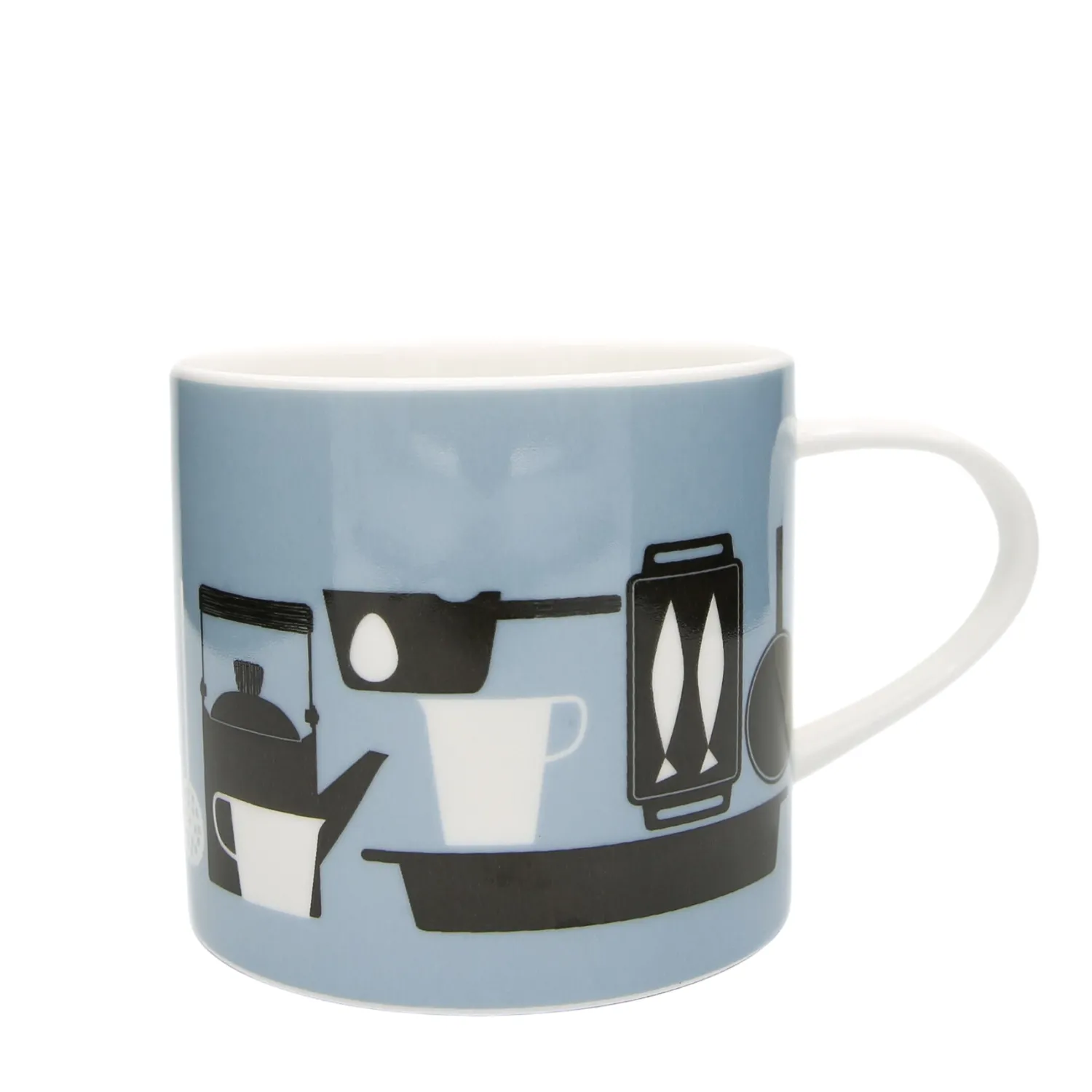Keith Brymer Jones Mini Moderns - Medium Ceramic Mug 325ml - Kitchenalia 4^ Mini Moderns | Mugs & Cups