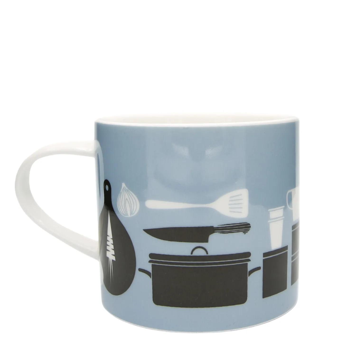 Keith Brymer Jones Mini Moderns - Medium Ceramic Mug 325ml - Kitchenalia 4^ Mini Moderns | Mugs & Cups