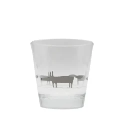 Keith Brymer Jones Scion Living - Animal Glass Tumbler - Mr Fox - Grey - 250ml^ Glass Tumblers | Scion Living