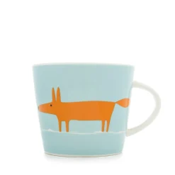 Keith Brymer Jones Scion Living - Animal Mug - Mr Fox - Duckegg & Orange - 350ml^ Scion Living | Mugs & Cups