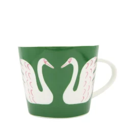Keith Brymer Jones Scion Living - Animal Mug - Swim Swam Swan - Mint Leaf - 350ml^ Scion Living | Mugs & Cups