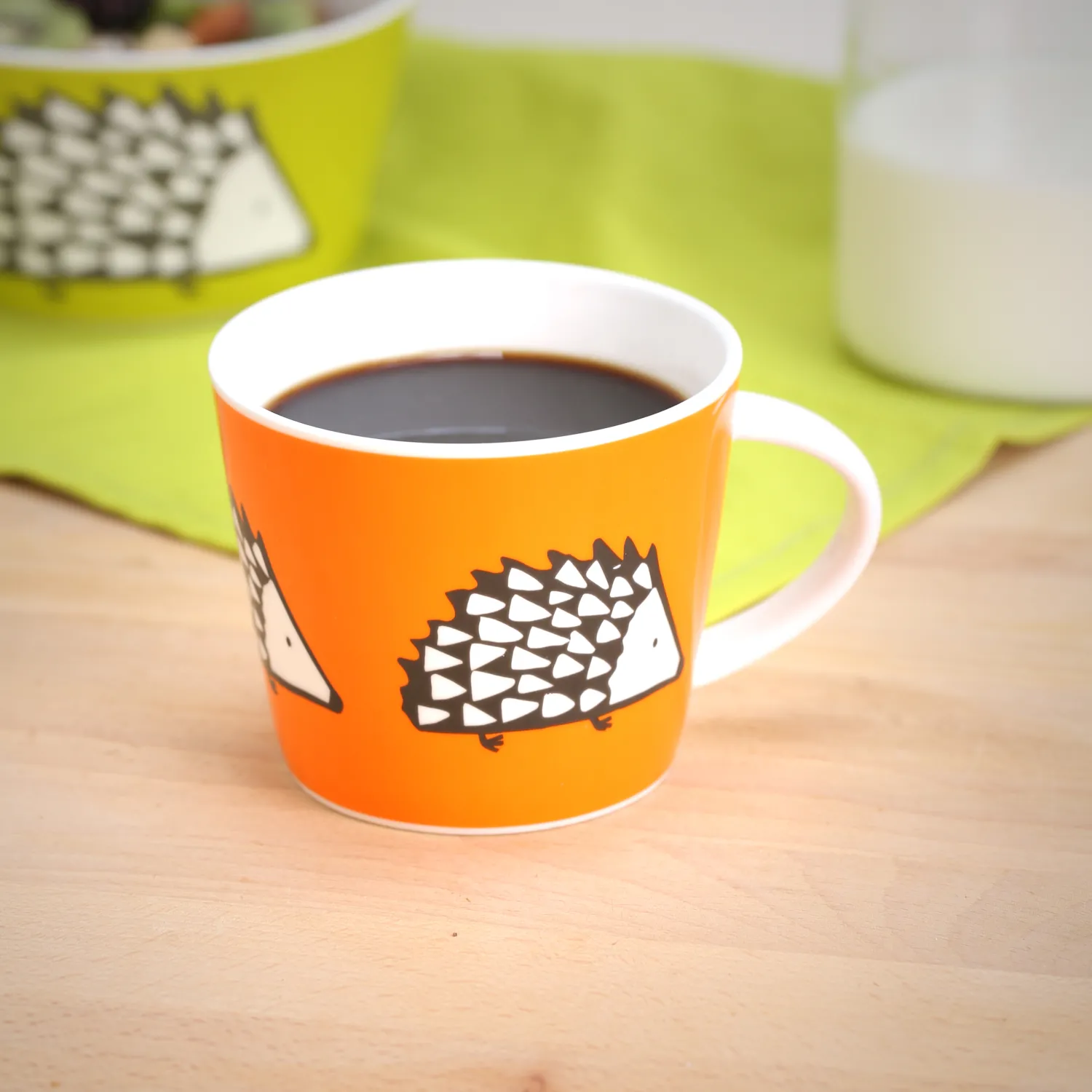 Keith Brymer Jones Scion Living - Animal Mug - Spike the Hedgehog - Orange - 350ml^ Scion Living | Mugs & Cups