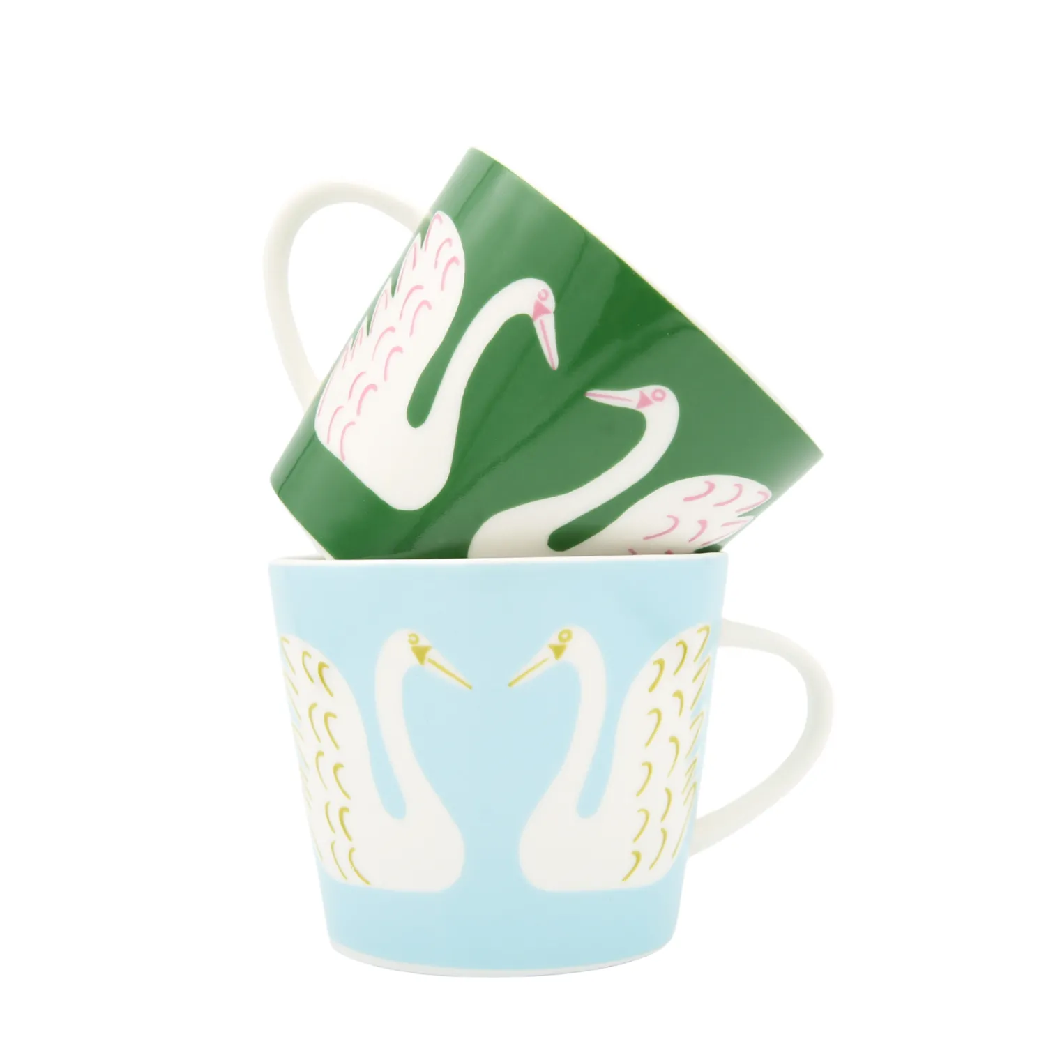 Keith Brymer Jones Scion Living - Animal Mug - Swim Swam Swan - Sky - 350ml^ Scion Living | Mugs & Cups