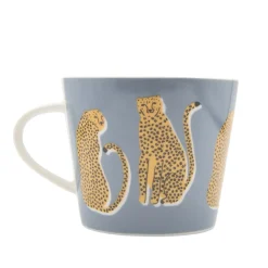 Keith Brymer Jones Scion Living - Animal Mug - Lionel Leopard - Denim - 350ml^ Scion Living | Mugs & Cups