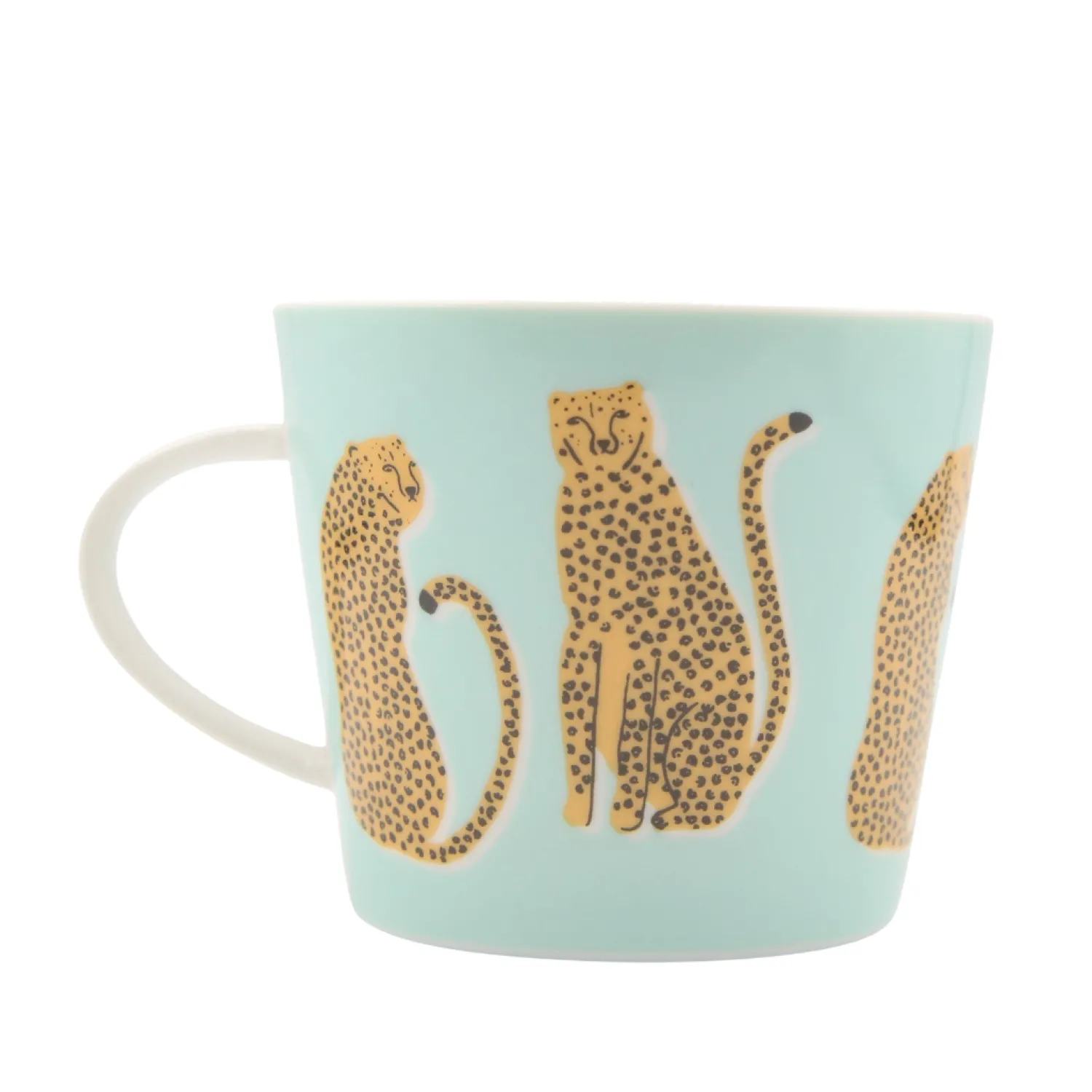 Keith Brymer Jones Scion Living - Animal Mug - Lionel Leopard - Mint - 350ml^ Scion Living | Mugs & Cups