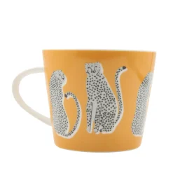 Keith Brymer Jones Scion Living - Animal Mug - Lionel Leopard - Orange - 350ml^ Scion Living | Mugs & Cups