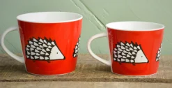 Keith Brymer Jones Scion Living - Animal Mug - Spike the Hedgehog - Red - 350ml^ Scion Living | Mugs & Cups